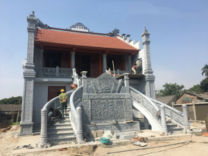 Mẫu nhà thờ họ 2 tầng NBS - 001