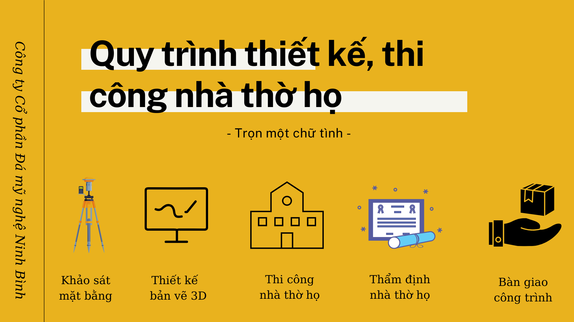 Quy trình thiết kế, thi công nhà thờ họ